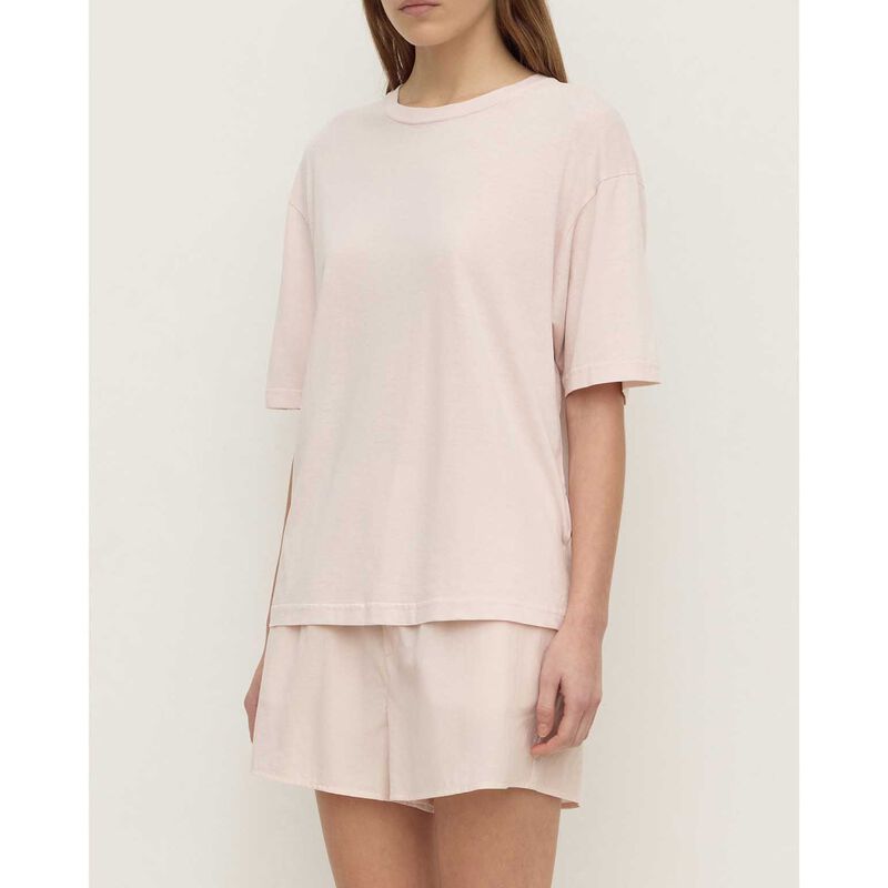 Assembly Label Kira Cotton Hemp Tee Soft Rose image number 2
